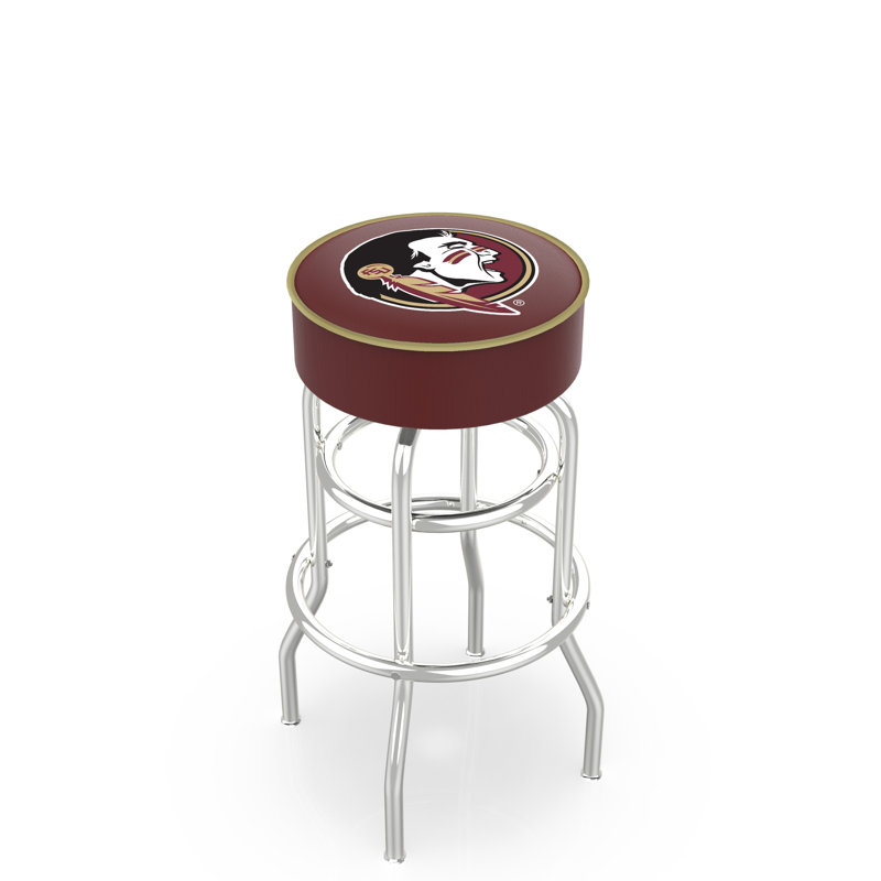NCAA Swivel Bar & Counter Stool, Bar Stool (30" Seat Height), Florida State (Head)