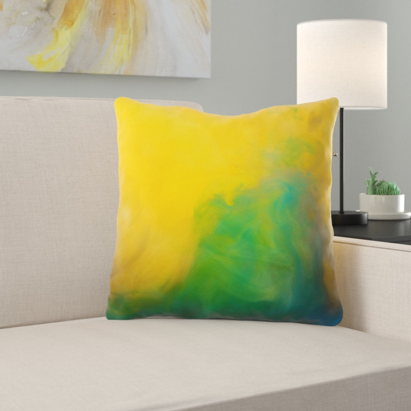 Housse de coussin d'extérieur carré carré Blizzard, Microsuède, Intérieur