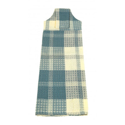 Cotton Checkered Waffle Tea Towel Kitchen Towel
