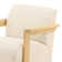 Fauteuil coulissant Marcos crème