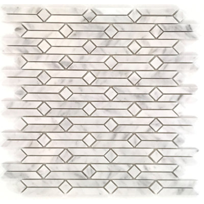 0.62 in. x 3 in. Linear Polished Stone Tile