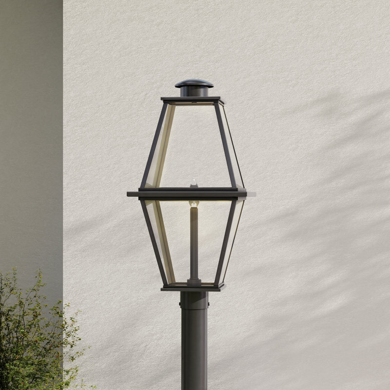 Asuka Transparent Lantern Head, Textured Black
