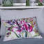 Tulipa Stellata Fuchsia Decorative Pillow