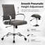 Fauteuil de bureau à dossier moyen en faux cuir Mulkey-1401446318
