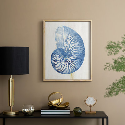 Reproduction encadrée Shell IV - bois massif