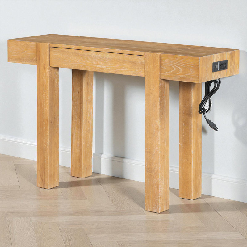 47.23" Console Table, Natural