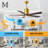 Patricia 60'' Ceiling Fan with LED Lights-257734837-161276085
