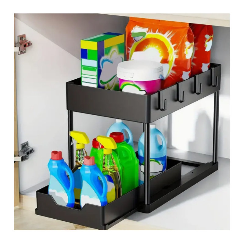 Tablette pour lavabo, 1 paquet, noir, Noir