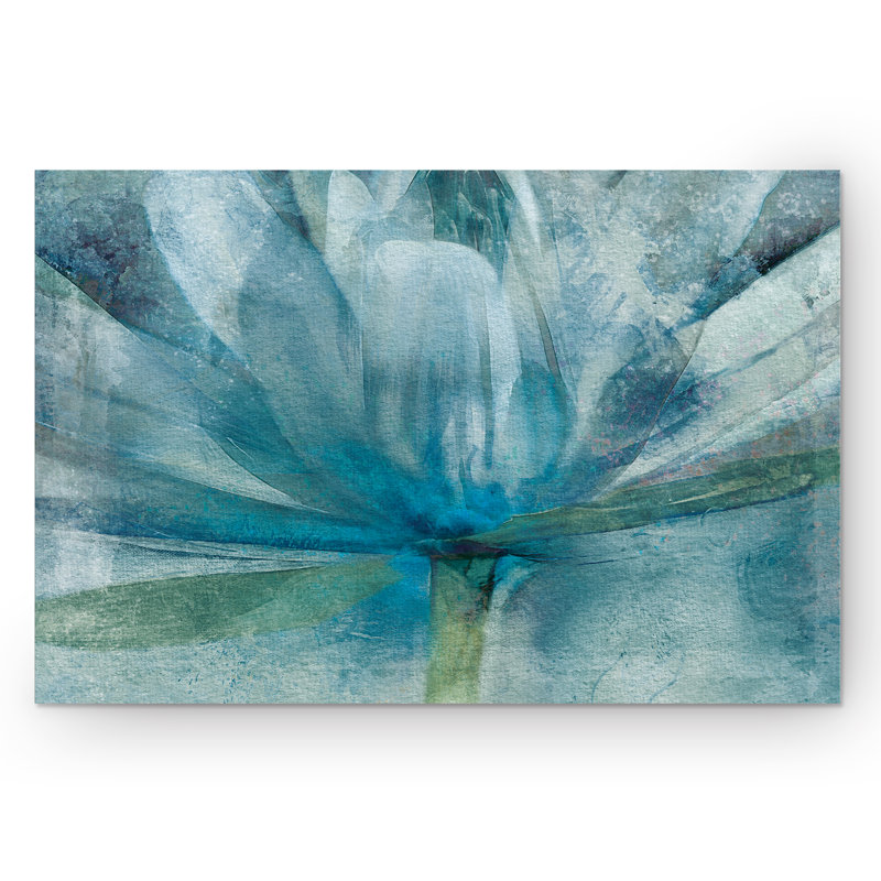 "Blue Awakening" par Mike Calascibetta, reproduction d'art sur toile tendue, H 32 po x l 48 po x P 1,5 po