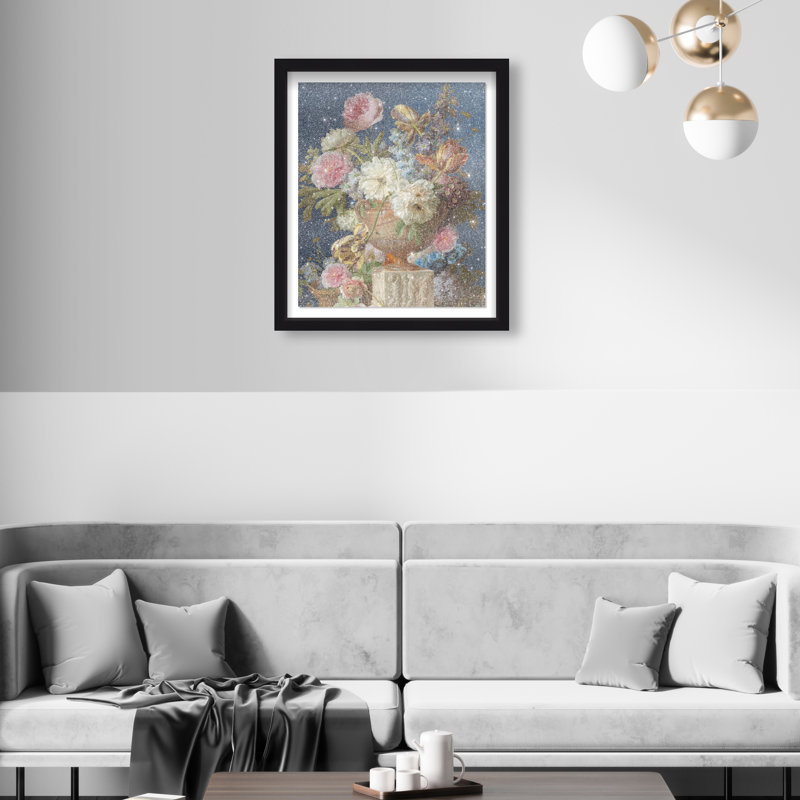 Portmanteau Vase Shadowbox Floral & Botanical Print by Oliver Gal, Black Frame, 16 x 20, Black Frame, 21.5"H x 17.5"W