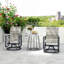 Ensemble de 2 fauteuils oscillants d'extérieur Outsunny