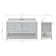 Magnolia Bath Vanity Rectangular Basin S061SCW2R