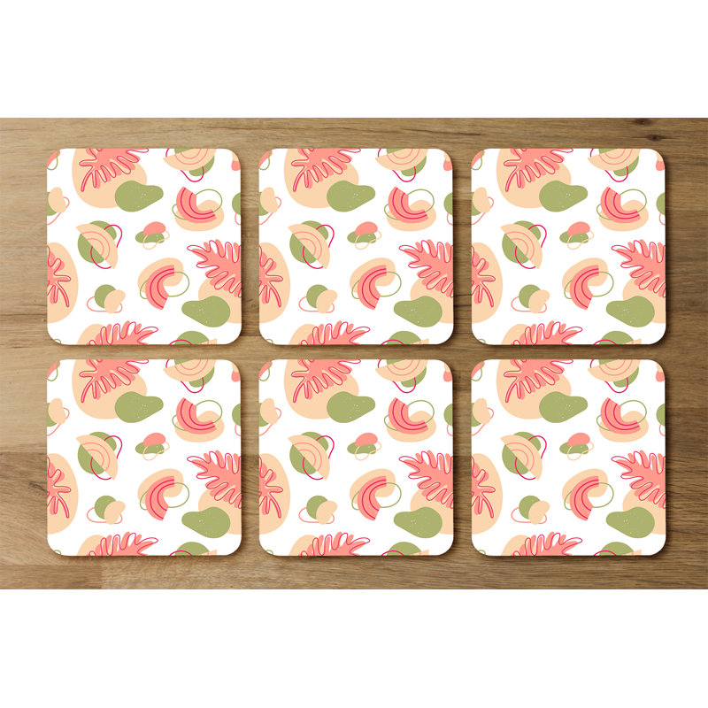 Dovenson Square 6 Piece Coaster Set