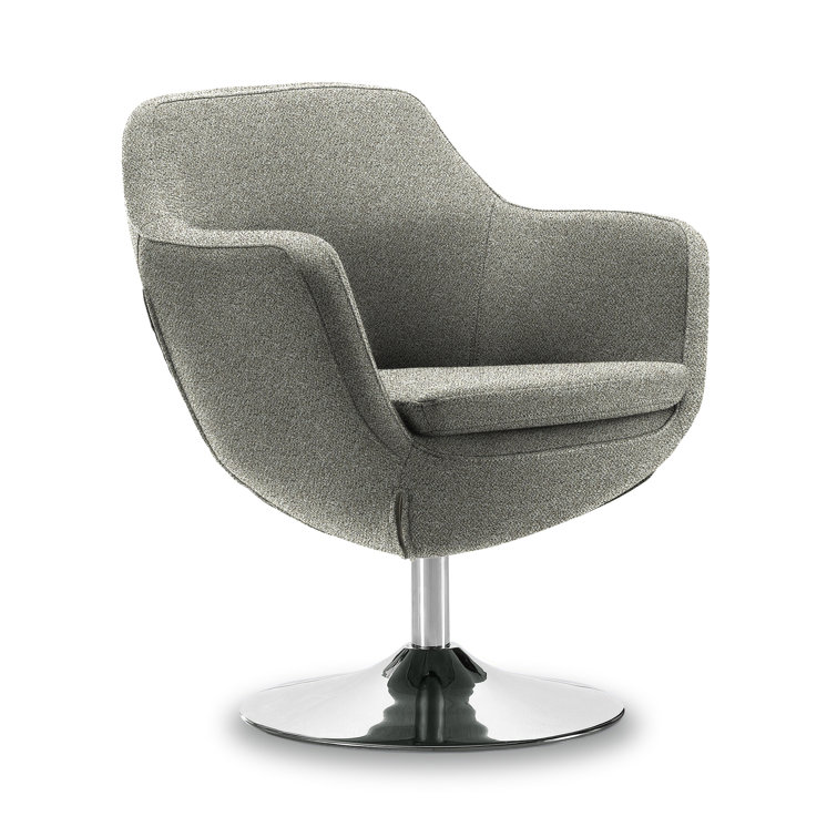 Upholstered Swivel Accent Chair