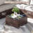 2 -Person Rattan Patio Safo With Cushions-118725432-120921206