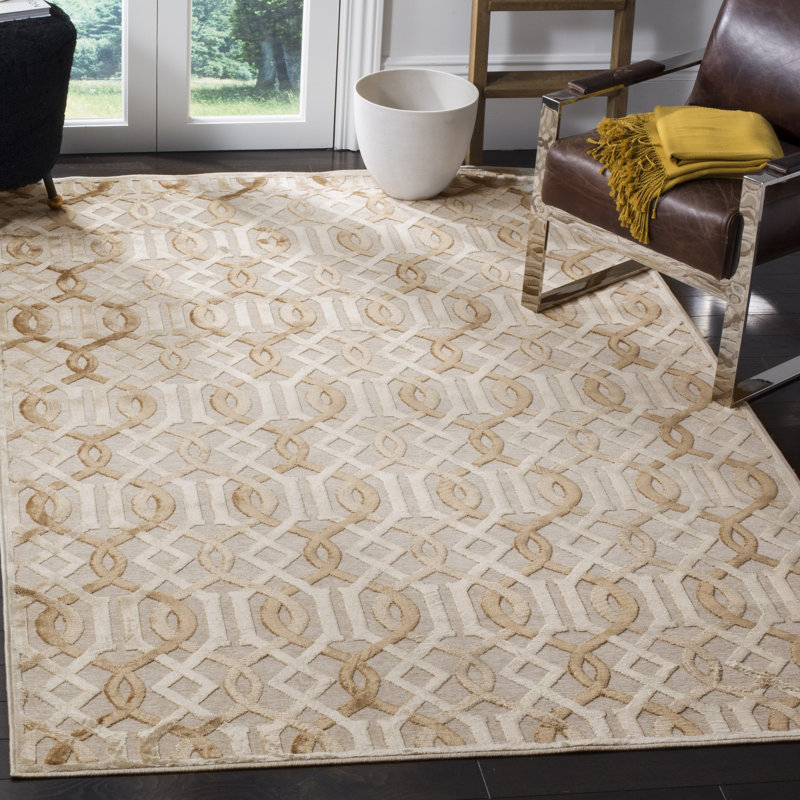 Tapis en viscose Van Wyck Paradise, Rectangle 5 pi 3 po x 7 pi 6 po