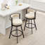 Tabouret de comptoir pivotant H 26,6 po Ayala-1630852330
