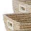 Webb Handmade Coastal Seagrass Basket With Handles - Set of 3