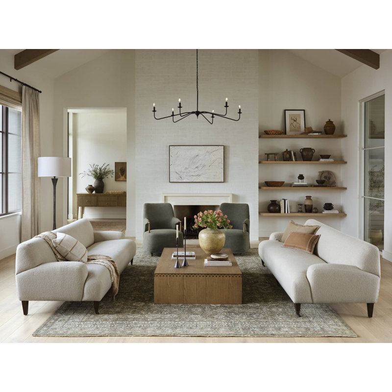Kent Sofa, Dulane Mahogany Top Grain Leather