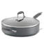 Anolon Advanced Home 5-Quart Sauté Pan with Helper Handle and Lid, Moonstone