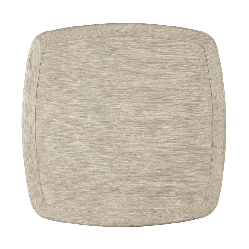 Repose Solid Wood End Table, Gray Oak