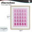 «Gradient Pastel Pink Bears», reproduction sous verre encadrée, conception par Lish Creative-2130941715-2130941717