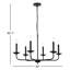 Baltray 6-Light Chandelier-61751665-61870085