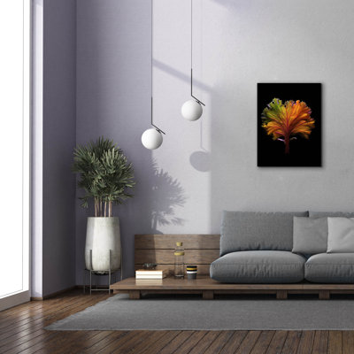 «Peacock Leaf» par Dante Plata, art mural sur toile