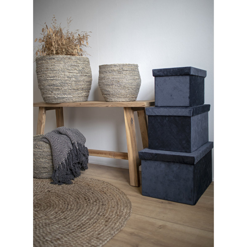 Wilczek Storage Bench, H45 x W25 x D90cm