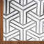 Tapis rectangulaire gris en cuir de vache Jarrel-1873922729