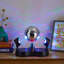 Debarghya Dolly Disco Ball Rotating RGB Spotlight Desk Table Lamp 23.5cm Figurine Novelty Light