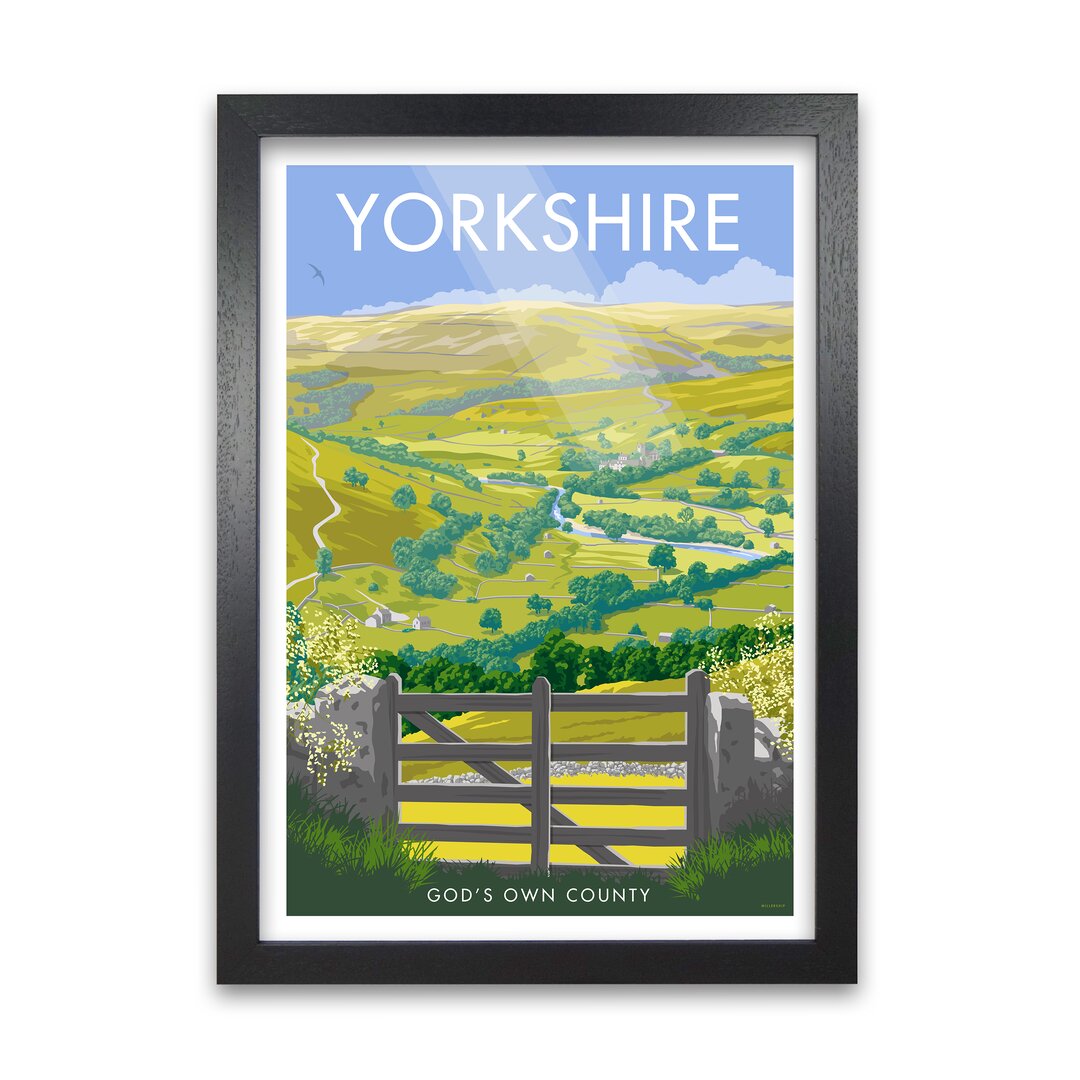 Poster Yorkshire von Stephen Millership