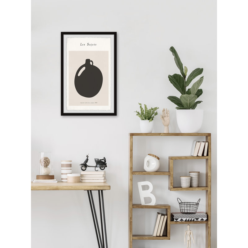 Les Sujets - Single Picture Frame Painting, 30.48cm H x 20.32cm W