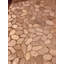 Tan Flat Pebble Mosaic 12" x 12"