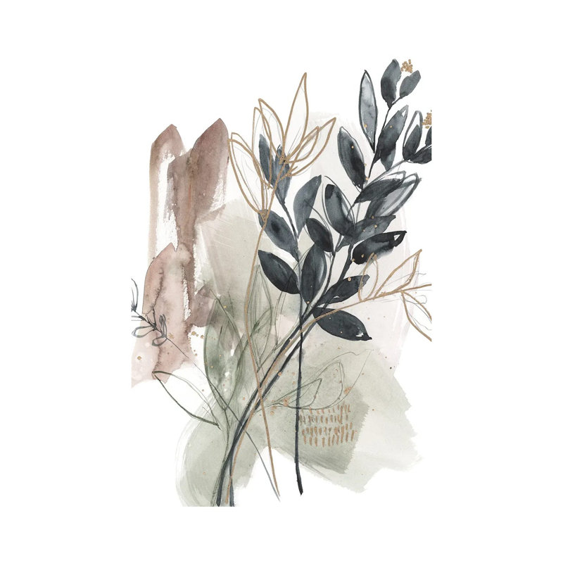 «Bundled Leaves I», reproduction sur toile tendue, H 26 po x l 18 po x 1,5 po