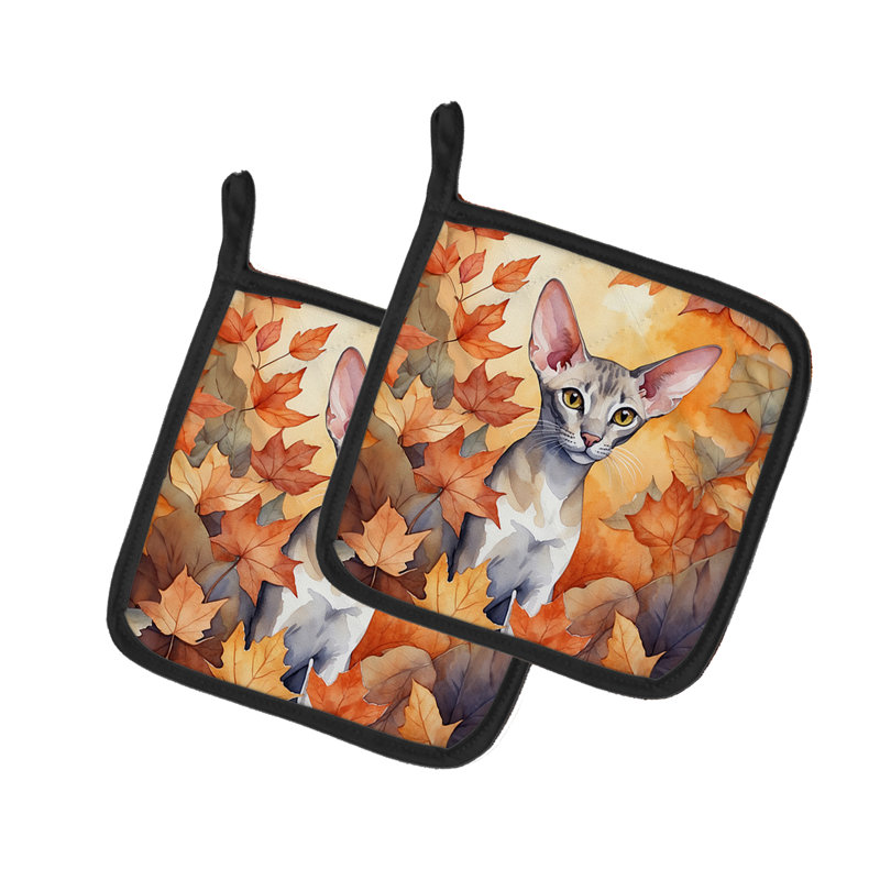Paire de supports à casseroles Oriental Shorthair