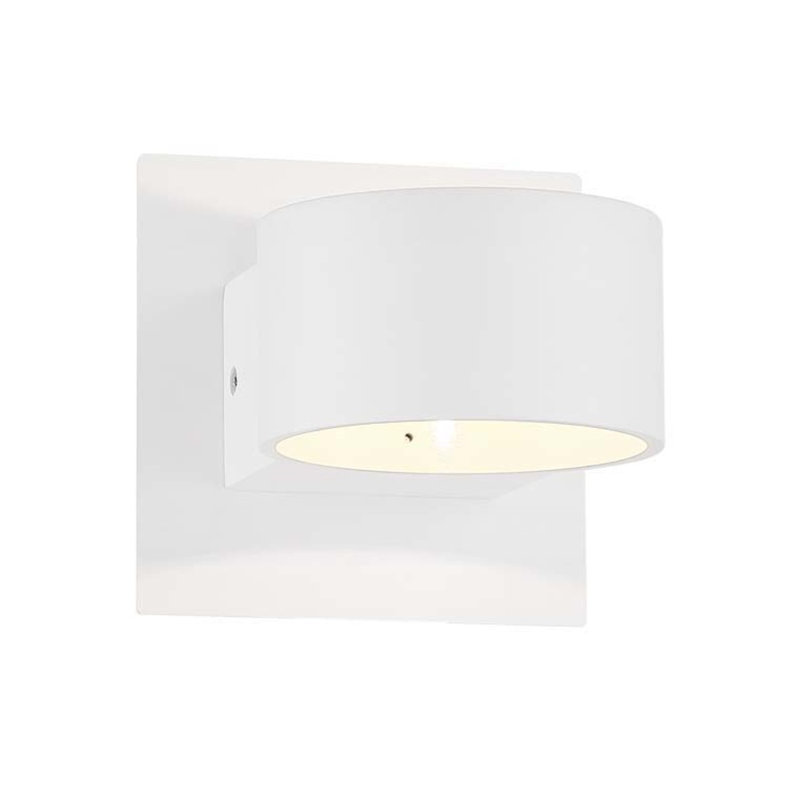 Plafonnier encastré 1 lumière DEL Alamo, Blanc
