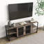 63" TV Stand, With Storage Shelves-552340128