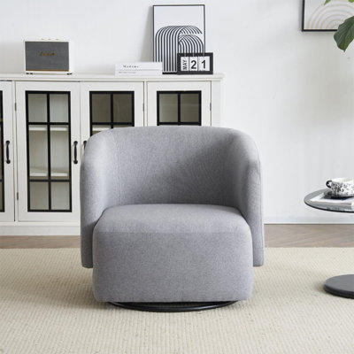 Daurenbek Upholstered Swivel Armchair