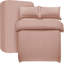 Microfiber Striped Duvet Cover Set with Pillowcases Included-169491076-169491083