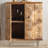 Retro Hand-carved Solid Wood Accent Cabinet