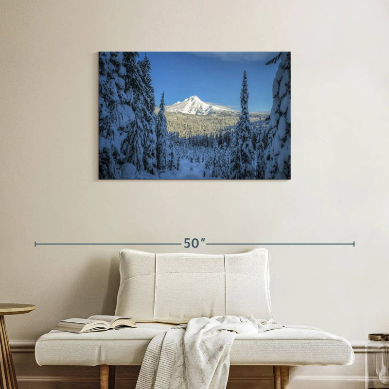 Alvord Mount Hood Winter Glimpse, H 24 po x l 36 po