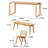 Long table work table Solid wood large board table-1465594982