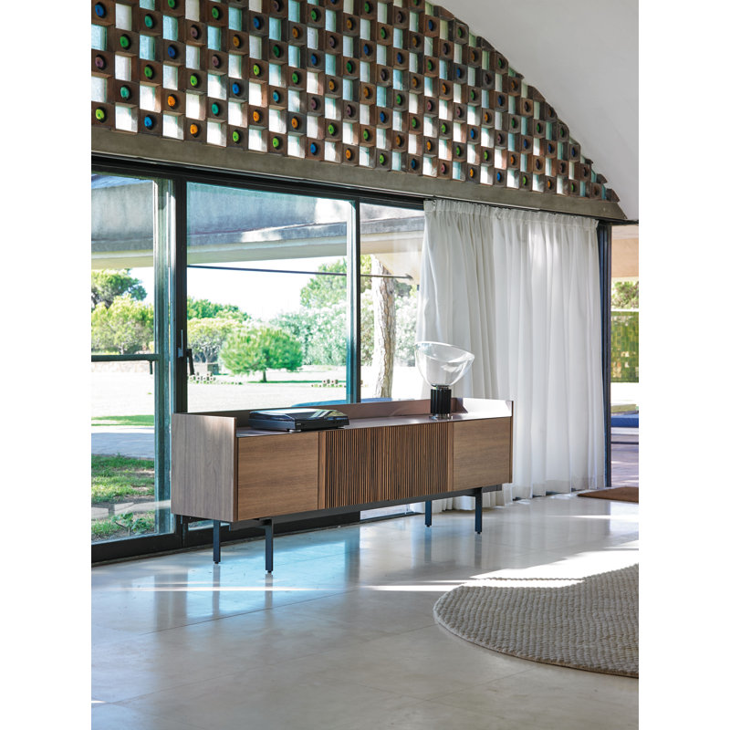 70.8'' W Sideboard, Brown/Bronze Anodised Alum