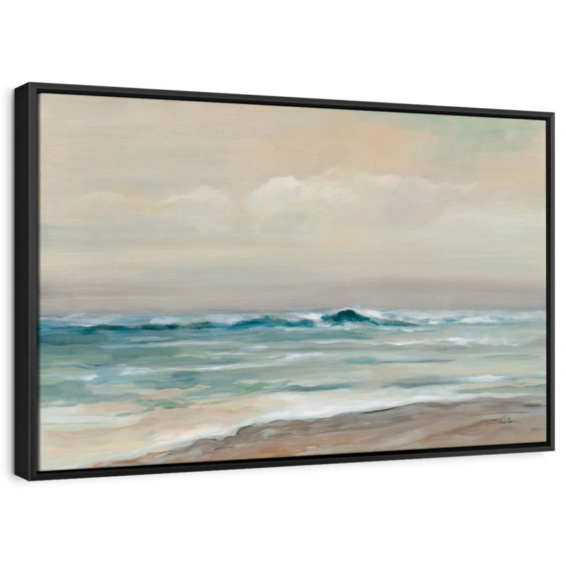 «Whispering Ocean Waves», art mural, H 25 po x l 37 po