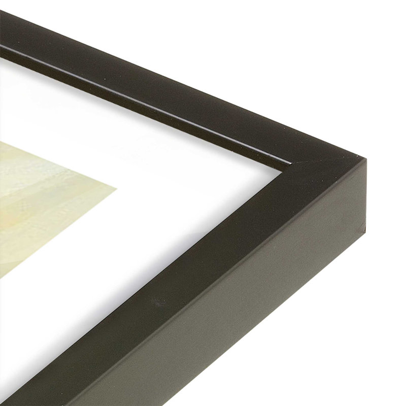 «Riverside Journey», impression encadrée sur papier par Carol Strock Wasson, Noir satiné, H 25 po x l 37 po x P 1,25 po