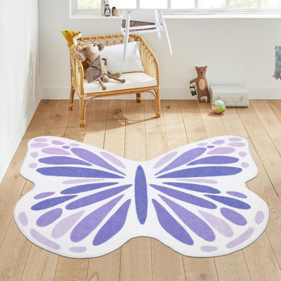 Butterfly Shaped Area Rug