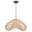 1-Light Rattan Pendant Light Fixture Bohemian-1076147250