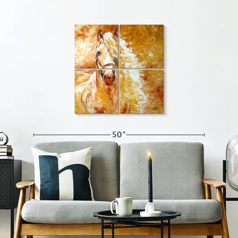 Brampt Golden Grace andalou équin, H 26 po x l 26 po
