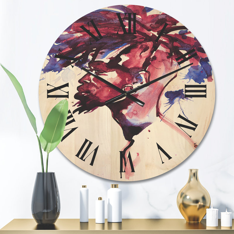 Horloge murale en bois, Moyen